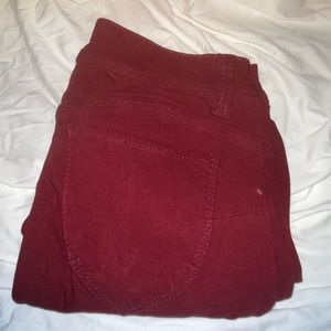 Maroon jaggings size 9-10